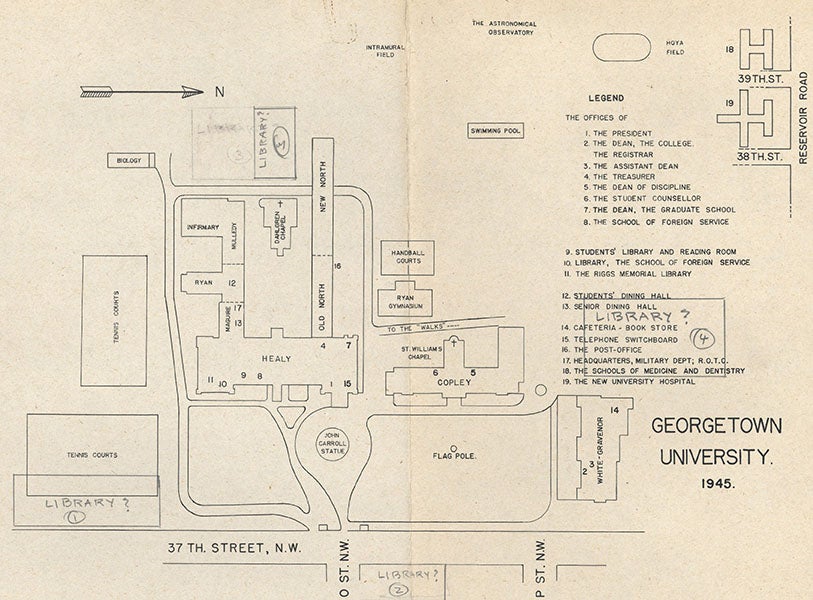 Alternative Georgetown: Campus Spaces Planned But Never Built Or ...